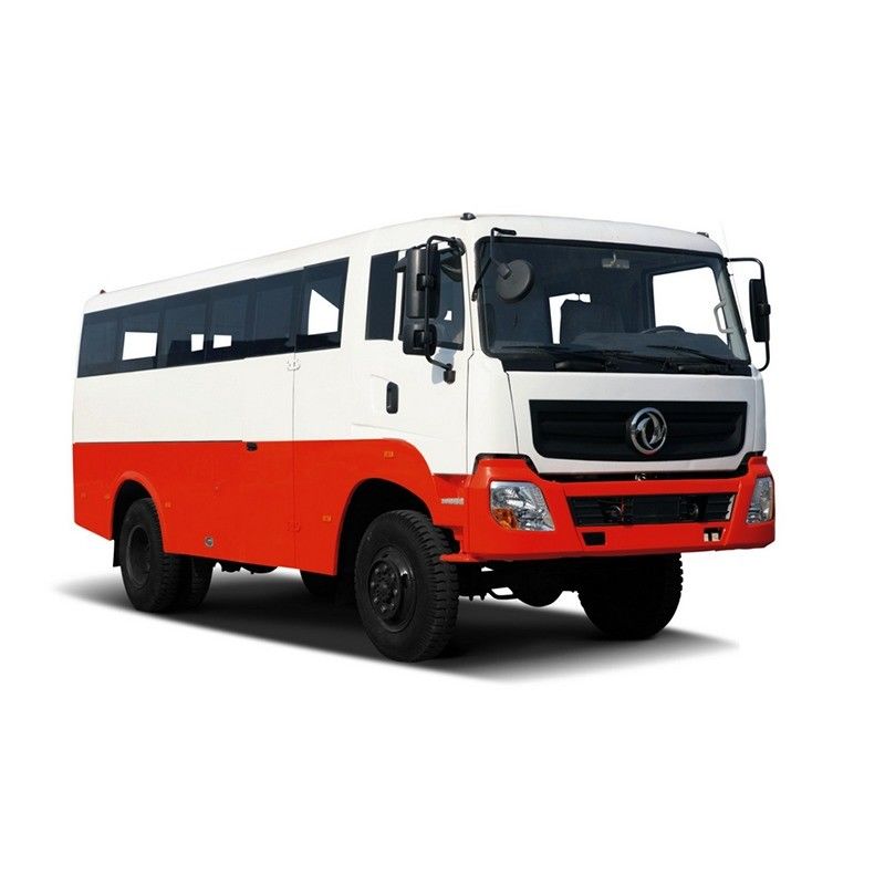7.5 meter voormotor 29 zitplaatsen 4X4 Dongfeng Off-Road Coach Bus voor Standards Market