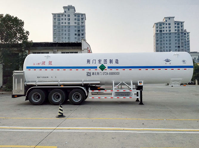 Totaal gewicht ongeveer 34000kg CIMC LINYU LPG Tanker Semi-trailer voor gastransport Voordeel