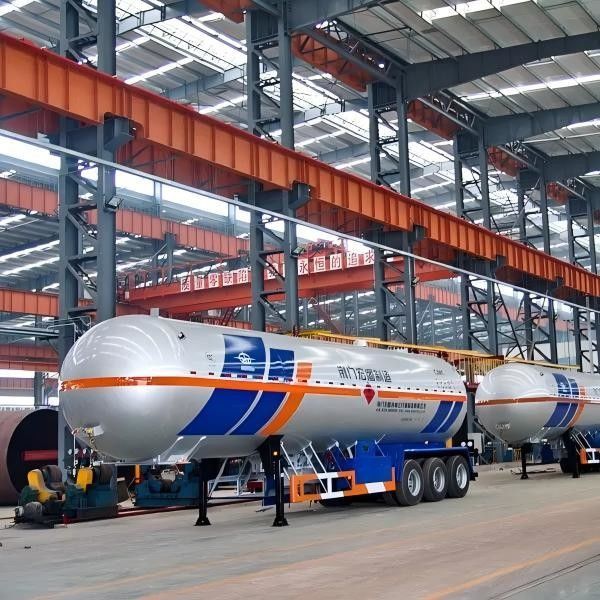 50m3 capaciteit LPG Tanker Semi-trailer met -20/50C Design Temperatuur van CIMC LINYU