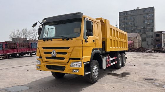 Goedkope vernieuwde Sinotruk Howo 375HP 6x4 dumper met handgeschakelde versnellingsbak