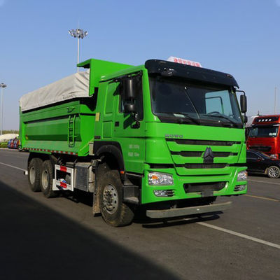 10 wielen Howo Dump Truck gebruikt met SINOTRUK chassis en 2 achterste schakels