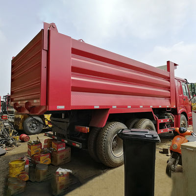 10 Voorwaarts Transmissie Gebruikt Sinotruk HOWO 6X4 Dump Truck 371HP met WEICHAI motor