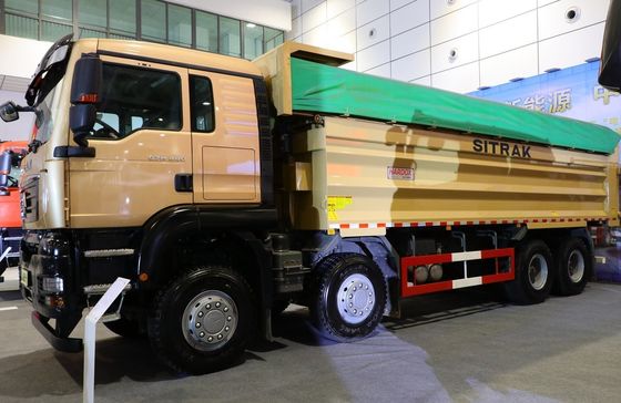 24 kubieke meter dumptruck voor Sinotruck Howo 12 Wheeler Euro 5 Rhd 50tons 8x4