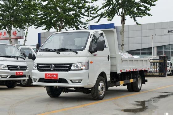 Gebruikte Dongfeng W17 102 pk Links stuur 2 zitplaatsen 2 airbags Eén rij 4 * 2 lichte dump truck