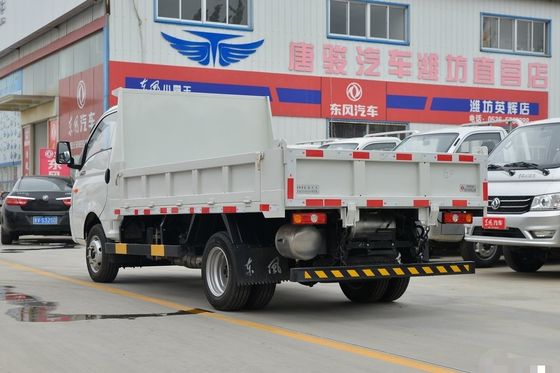 Gebruikte Dongfeng W17 102 pk Links stuur 2 zitplaatsen 2 airbags Eén rij 4 * 2 lichte dump truck