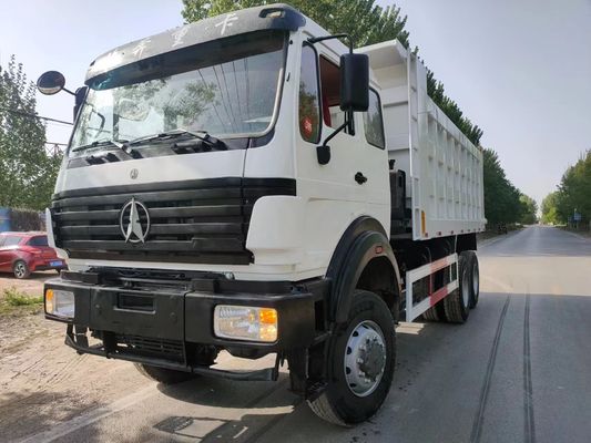 2 passagiers BEIBEN 2020 Tweedehands zware vrachtwagen brandstofbesparende 6*4 diesel aanhangwagen vrachtwagen