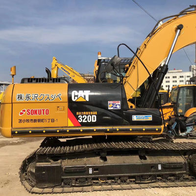2001-4000 Werkuren CAT 320D 20 ton Hydraulische graafmachine in goede staat