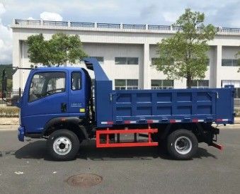 2 Passagiers Yunnei Motor Sinotruk HOMAN 4*2 Mini Tipper Dump Truck 8-12 Ton Lichte Truck