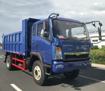 2 Passagiers Yunnei Motor Sinotruk HOMAN 4*2 Mini Tipper Dump Truck 8-12 Ton Lichte Truck