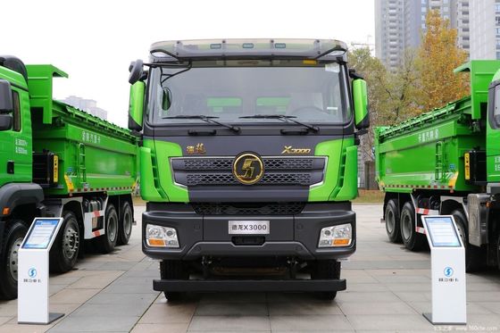 Euro 2 emissie standaard 10 voorwaarts schakelen Shacman dumper 8X4 12 wieler 30 ton