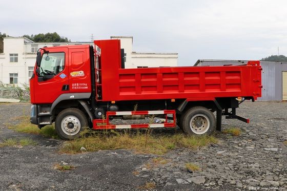 Achterste versnelling nummer 2 245 pk Dongfeng 4x2 Dump Truck voor de bouw 15-20T