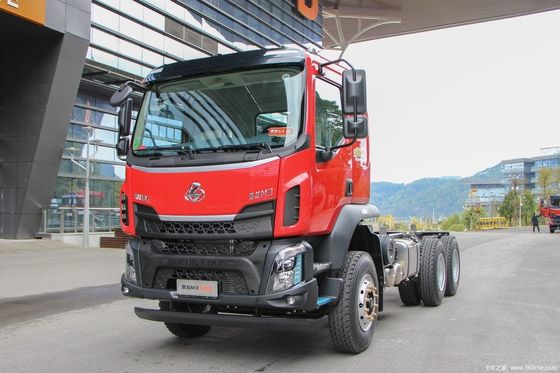 6x4 Dongfeng Dump Truck 300 pk voor de bouw Afmetingen L x W x H mm 5921*7895*2545mm