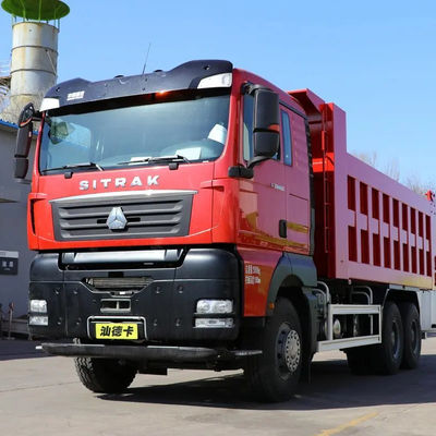 Paardenkracht 351 450 pk SITRAK 6x4 Dump Truck G7 voor bouwproject in Afrika