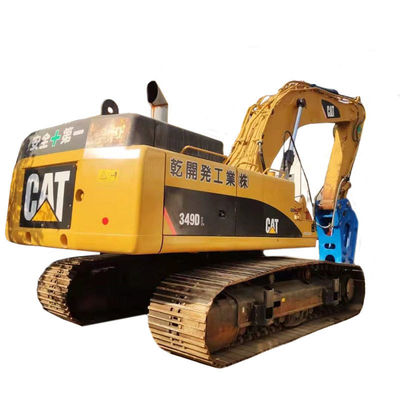 Gebruikte graafmachine CAT 349E met een emmercapaciteit van 1,2 m3 en 2001-4000 werkuren
