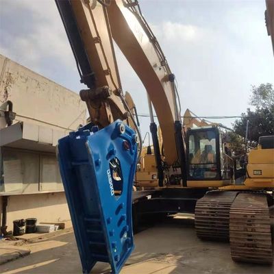 Gebruikte graafmachine CAT 349E met een emmercapaciteit van 1,2 m3 en 2001-4000 werkuren
