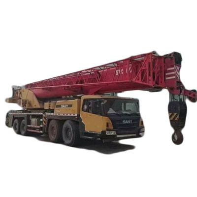 80000 kg Linksgestuurde hydraulische vrachtwagen kraan 80ton STC 800 Gebruikte Sany kraan vrachtwagen