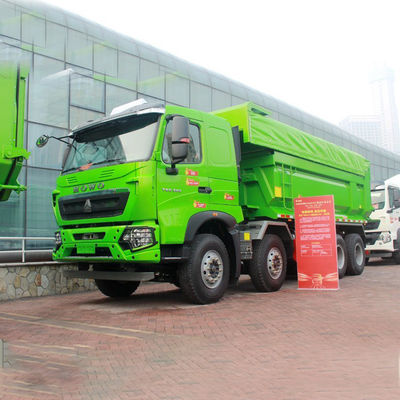 2016-2018 Jaar Gebruikt Howo Tipper Truck 8x4 Rijden Dump Trucks zonder achtercamera