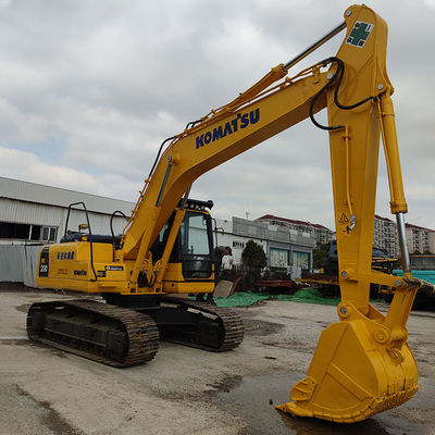 20 ton Komatsu PC 200 Japan Gebruikte graafmachine met en 3.1/4.2/5.5km/h loopsnelheid