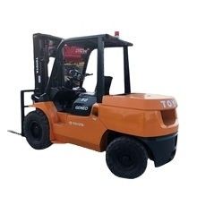 Krachtige 5 ton gebruikte dieselforklift voor het verwerken van magazijnmateriaal