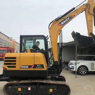 Sany gebruikte graafmachine SY55C Pro met originele motor en 5780 kg machinegewicht