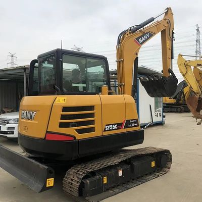 Sany gebruikte graafmachine SY55C Pro met originele motor en 5780 kg machinegewicht