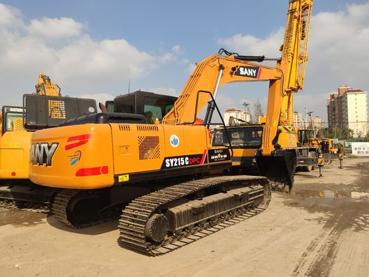 Gebruikte SANY 215 graafmachine in goede staat en andere hydraulische cilinder