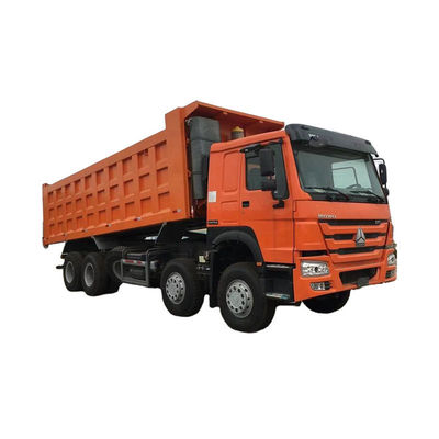 Handmatig raam SINO TRUCK 12 wielen LHD 50tons tweedehands 8x4 Gebruikte HOWO tipper dump truck