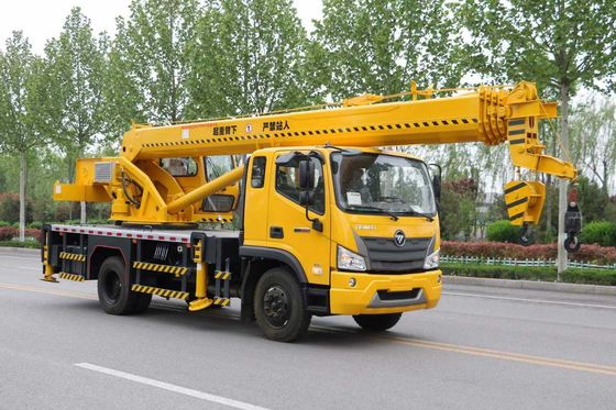 12-15 ton Gebruikte mobiele kraantruck met 160 pk-kracht en 4200 mm wielbasis