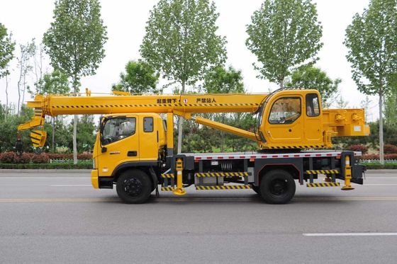 12-15 ton Gebruikte mobiele kraantruck met 160 pk-kracht en 4200 mm wielbasis