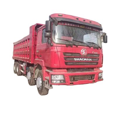 Tweedehands Shacman Gebruikt 8x4 12 Wielen Zware Truck Dump Truck met cruise control