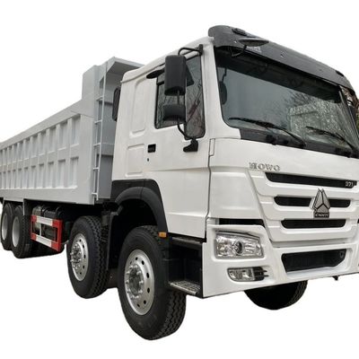 Multimedia-systeem Geen Sinotruk HOWO 371HP Gebruikte dumptrucks 8*4 voor de bouwmijn
