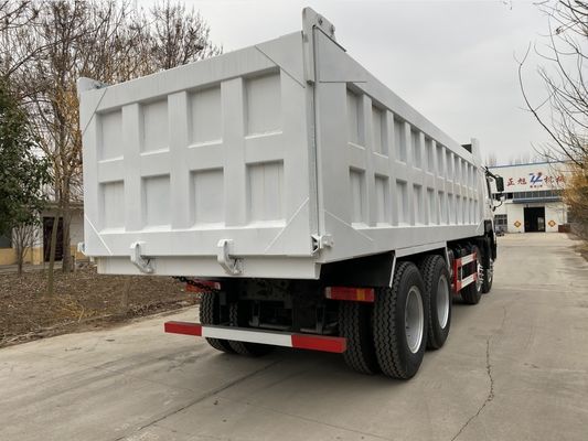 Multimedia-systeem Geen Sinotruk HOWO 371HP Gebruikte dumptrucks 8*4 voor de bouwmijn