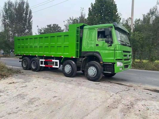Multimedia-systeem Geen Sinotruk HOWO 371HP Gebruikte dumptrucks 8*4 voor de bouwmijn