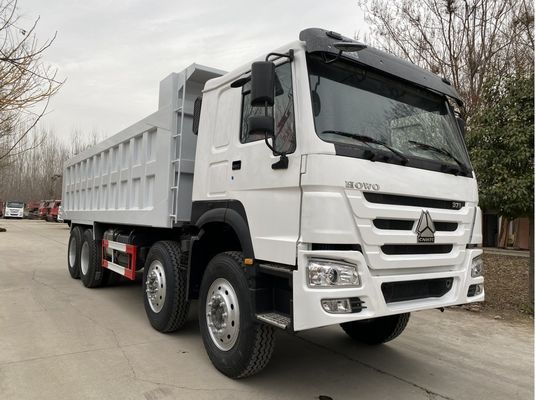 Volledig gerenoveerde 371HP 8X4 HOWO Dump Truck met 6.2-8m Cargo Tank Length en ABS