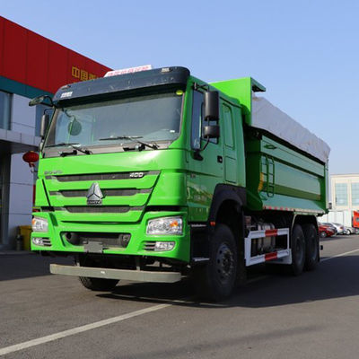 HW19712 versnellingsbak HOWO 6x4 zware dump-kippertruck met 12 voorwaarts schakels