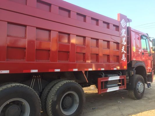 25-30T HOWO GEBRUIKT 6X4 DUMP TRUCK Voorzijde Lifting EURO II 371HP HW19710 SINOTRUCK HOWO