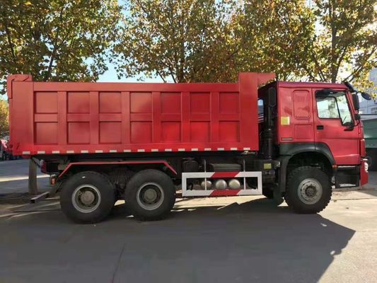 25-30T HOWO GEBRUIKT 6X4 DUMP TRUCK Voorzijde Lifting EURO II 371HP HW19710 SINOTRUCK HOWO