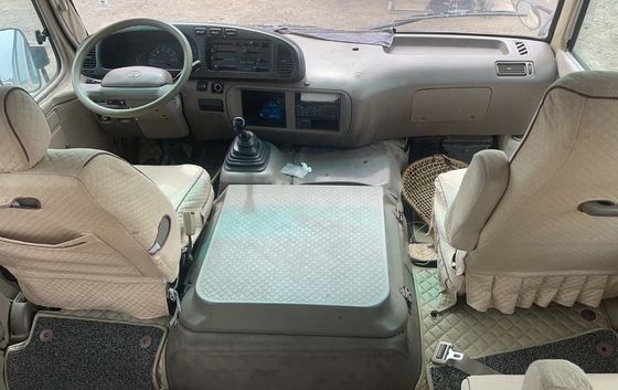7.7m 29 zitplaatsen Chinese Coaster Mini Bus 30 zitplaatsen handgeschakelde transmissie voor uw vloot