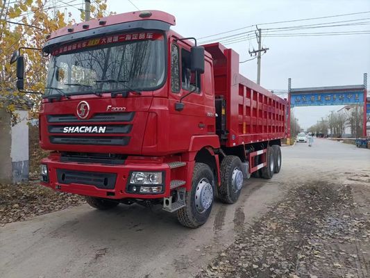 31T G.V.W. Gebruikte Shacman HOWO X3000 380HP 8*4 Zware dumper