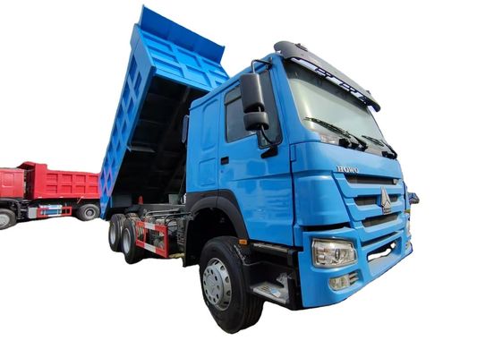 Volledig gerenoveerde 371HP 6X4 HOWO dumptruck voor het vervoer van stedelijk bouwvuil