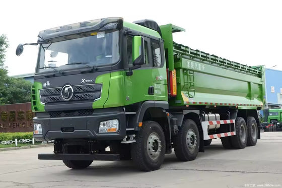 Verplaatsing 11.6L 375 pk Shacman F3000 X3000 8x4 30t Hulpbelasting Dump truck Tipper truck