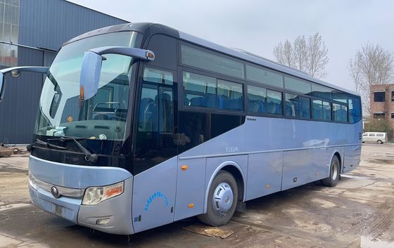 25-55 zitplaatsen Yutong Bus Gebruikte bus met handgeschakelde transmissie in Yuchai-motor