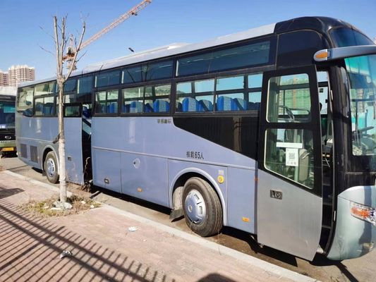 25-55 zitplaatsen Yutong Bus Gebruikte bus met handgeschakelde transmissie in Yuchai-motor