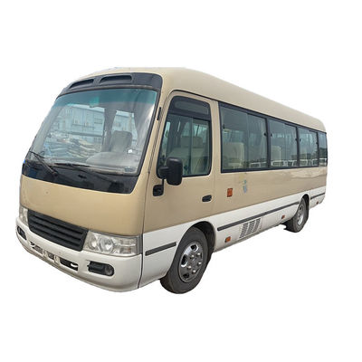 LHD Diesel Coaster Bus in goede staat met een capaciteit van 2,4 ton en 19 zitplaatsen