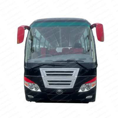 Goed gerenoveerde Chinese coachbus 57 zitplaatsen Gebruikte bussen met motor en grote capaciteit