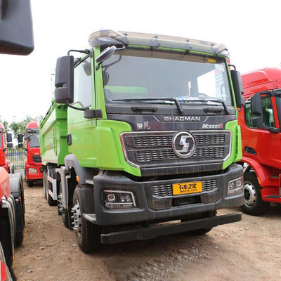 400 pk 8x4 6,5 meter Shacman Dump Truck met Euro 3 emissie standaard en 2 achterste versnellingsnummer