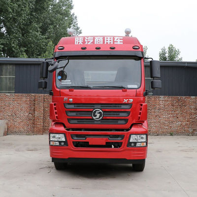 420 pk 6X4 Shacman gebruikte trekker met 12R22.5 banden en EURO 5 emissie standaard