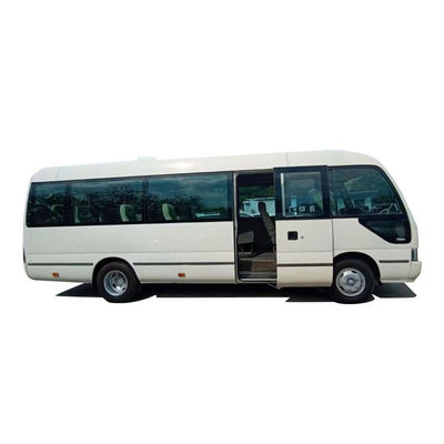 LHD Gebruikte Diesel 30 zitplaatsen Toyota Coaster Bus Geschikt voor groepsreizen