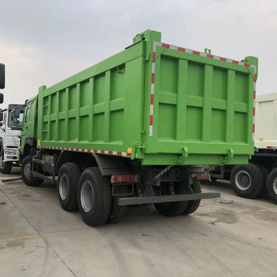 Diesel SINO TRUCK 12 wielen 30 kubieke meter HOWO 40 ton 8x4 Gebruikte dumptruck